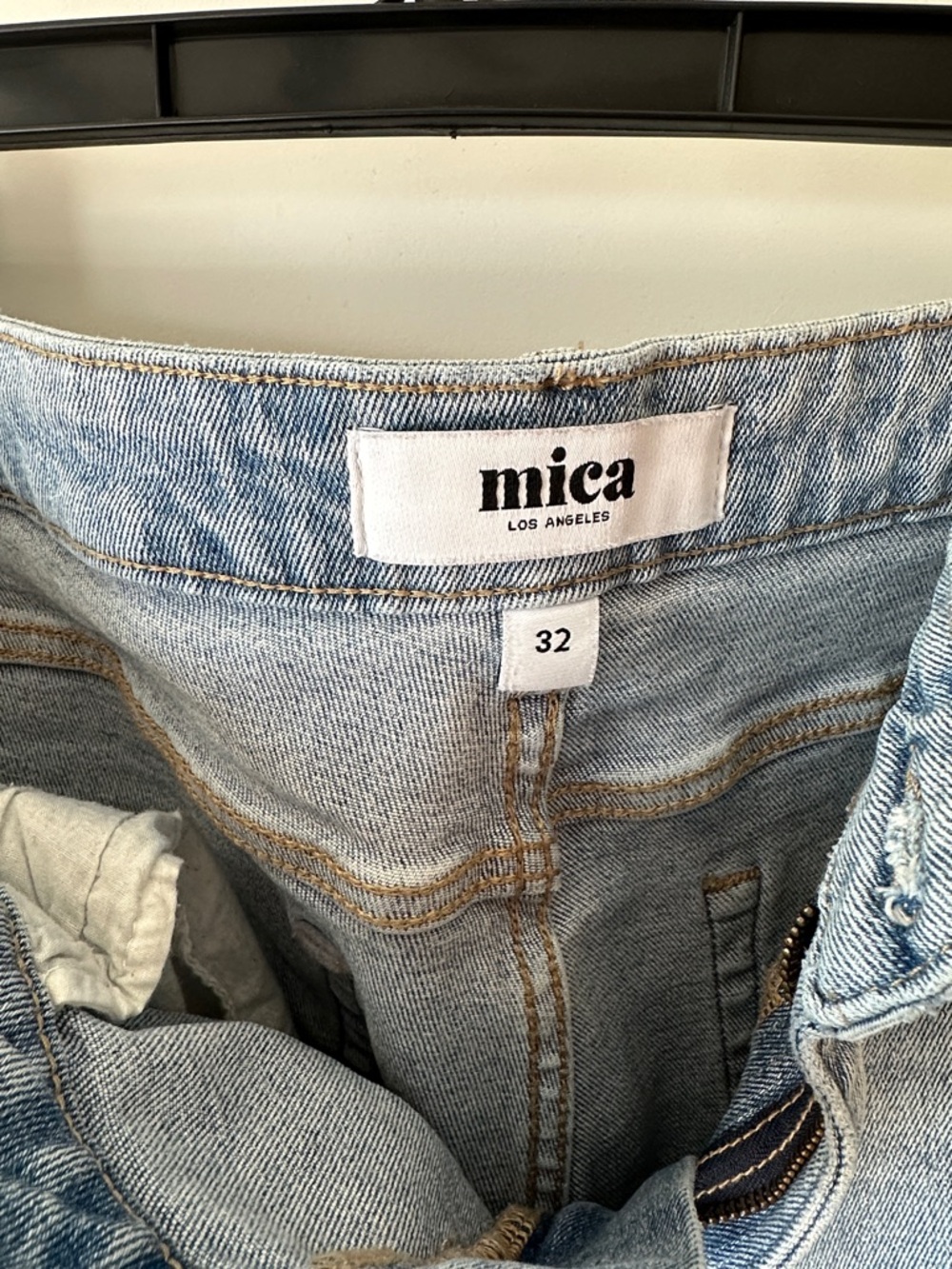 Mica Light Blue Straight-Leg Jeans - Picture 2 of 6